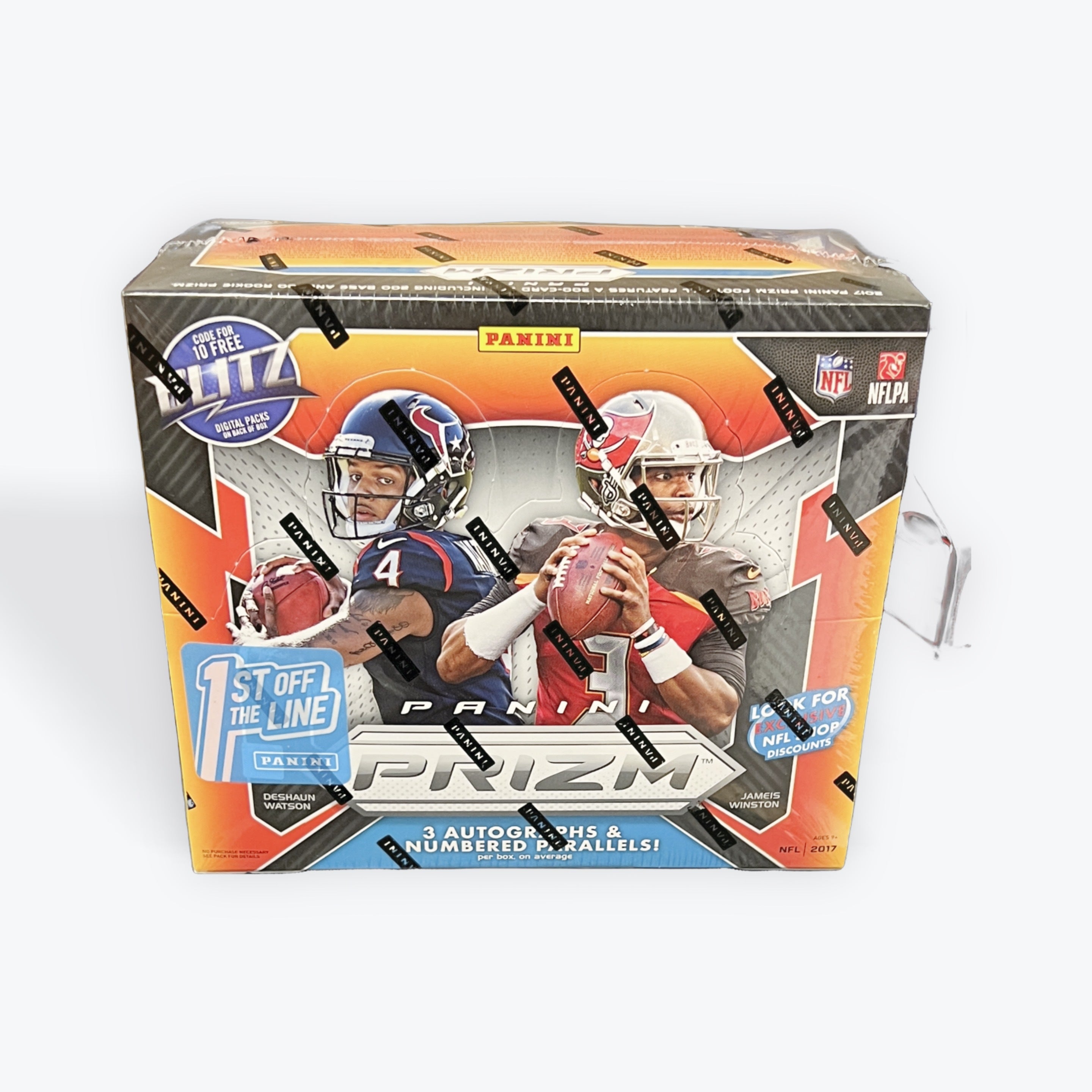 s680129065388134146_p3269_i1_w2880 2017 Panini Prizm Football 1st Off The Line Hobby Box - Image 1