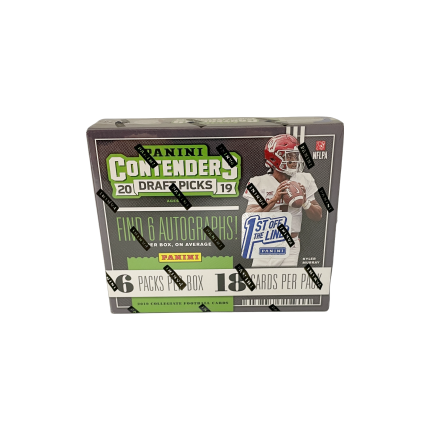 2019 Panini Contenders Draft Picks Football 1st Off The Line Hobby Box
