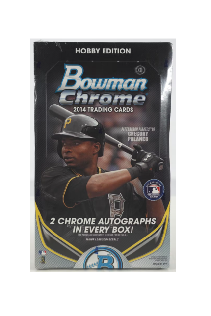 2014 Bowman Chrome Baseball 12 Hobby Box Case