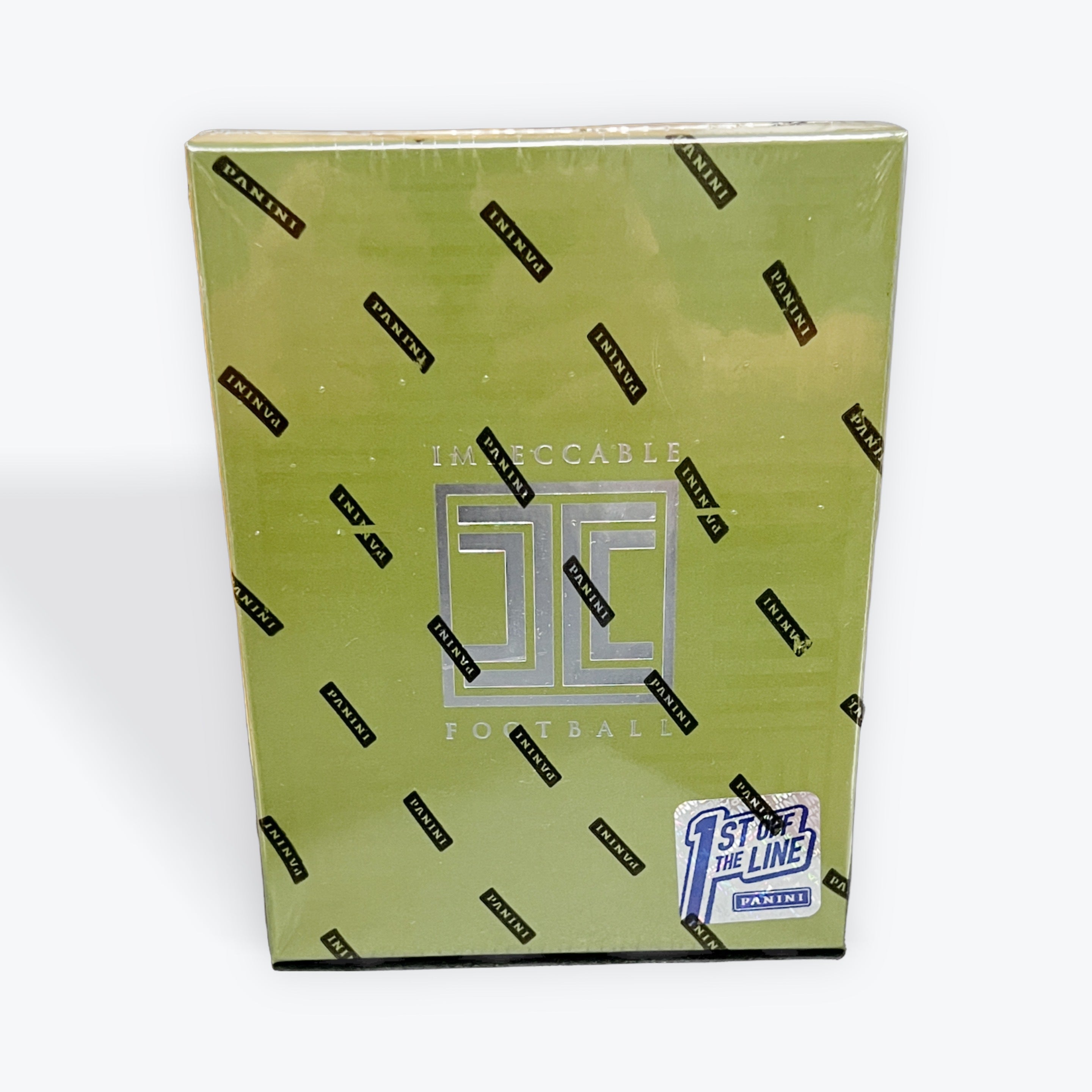 s680129065388134146_p3372_i1_w2880 2019 Panini Impeccable Football 1st Off The Line Hobby Box - Image 1