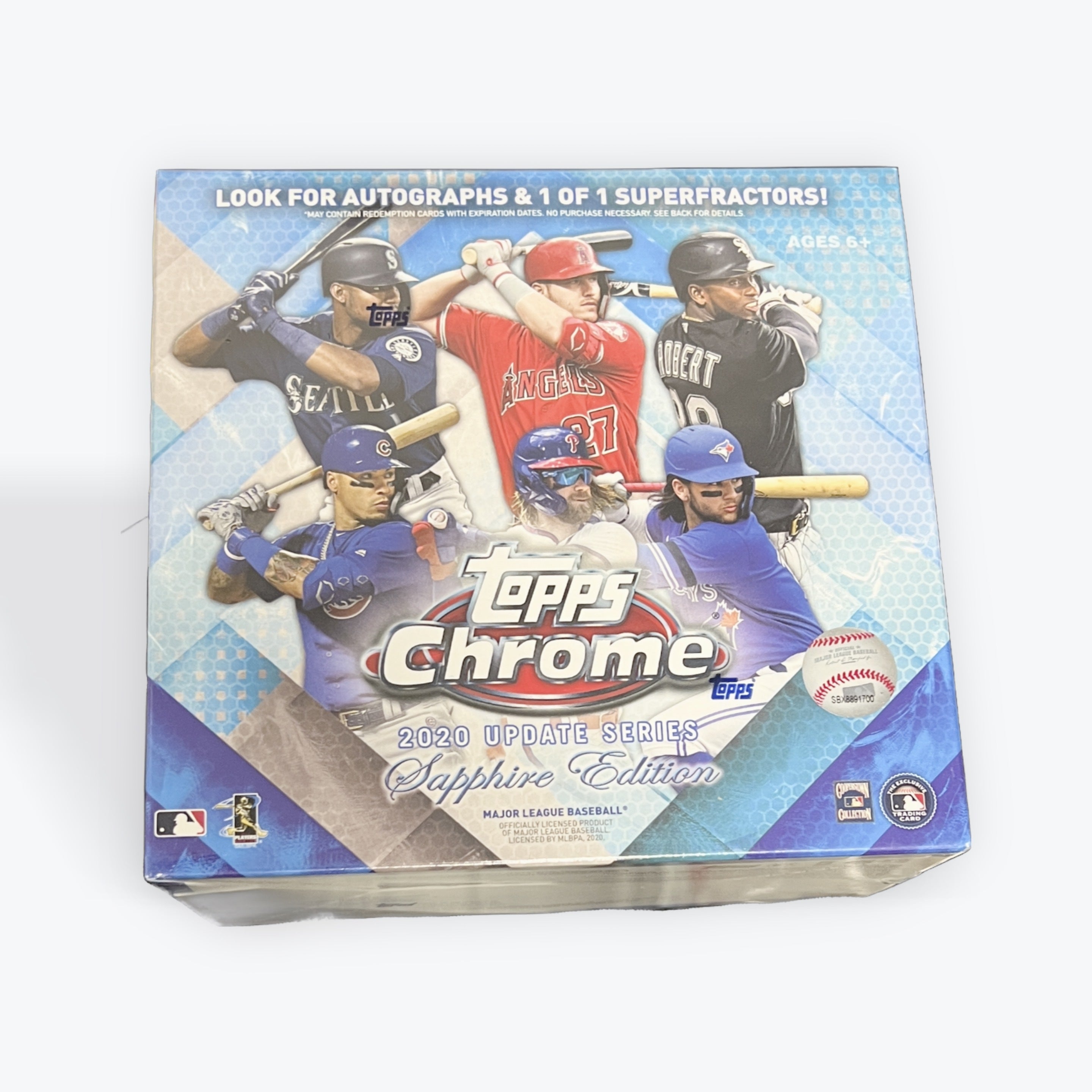 s680129065388134146_p3375_i1_w2880 2020 Topps Chrome Update Sapphire Edition Baseball - hobby box - Image 1