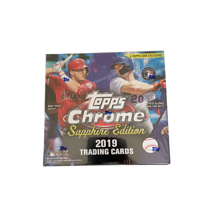 2019 Topps Chrome Sapphire Edition Baseball Box