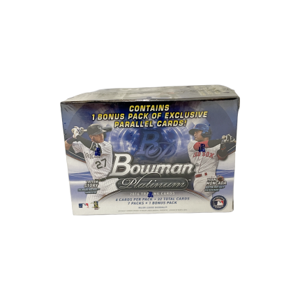2016 Bowman Platinum Baseball Blaster Box