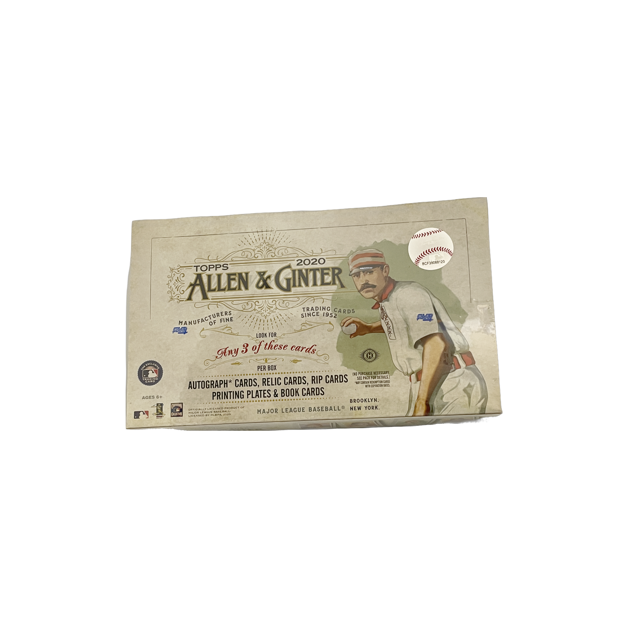 s680129065388134146_p3442_i1_w2000 2020 Topps Allen & Ginter Baseball - hobby box - Image 1