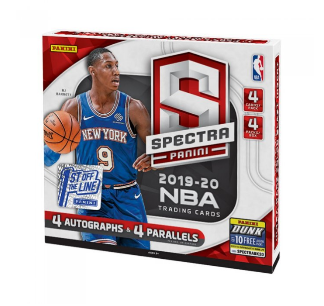 s680129065388134146_p3451_i1_w651 2019-20 Panini Spectra Basketball - 1st off the line (FOTL) hobby box - Image 1