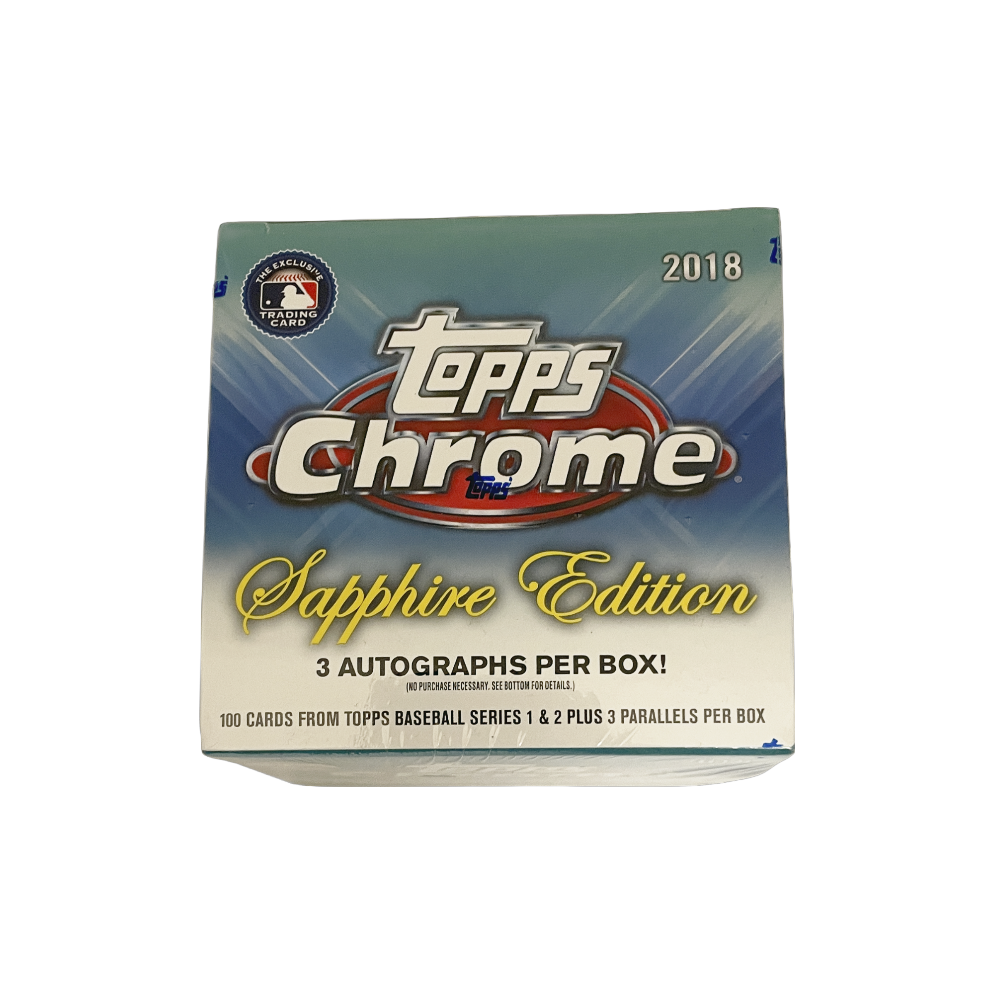 s680129065388134146_p3457_i1_w2000 2018 Topps Chrome Sapphire Baseball - Hobby Box - Image 1
