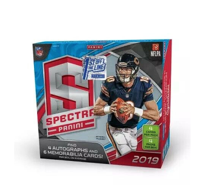 2019 Panini Spectra Football 1st Off The Line Hobby Box