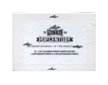 2022 Leaf Metal Pop Century 1/1 Pre-Production Proof Hobby Box