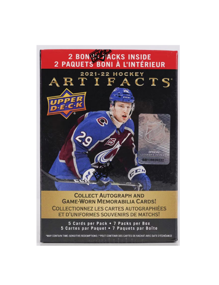 2021-22 Upper Deck Artifacts Hockey Blaster Box