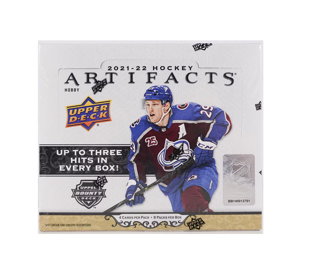 s680129065388134146_p3570_i2_w1040 2021-22 Upper Deck Artifacts Hockey Hobby 20 Box Case - Image 1