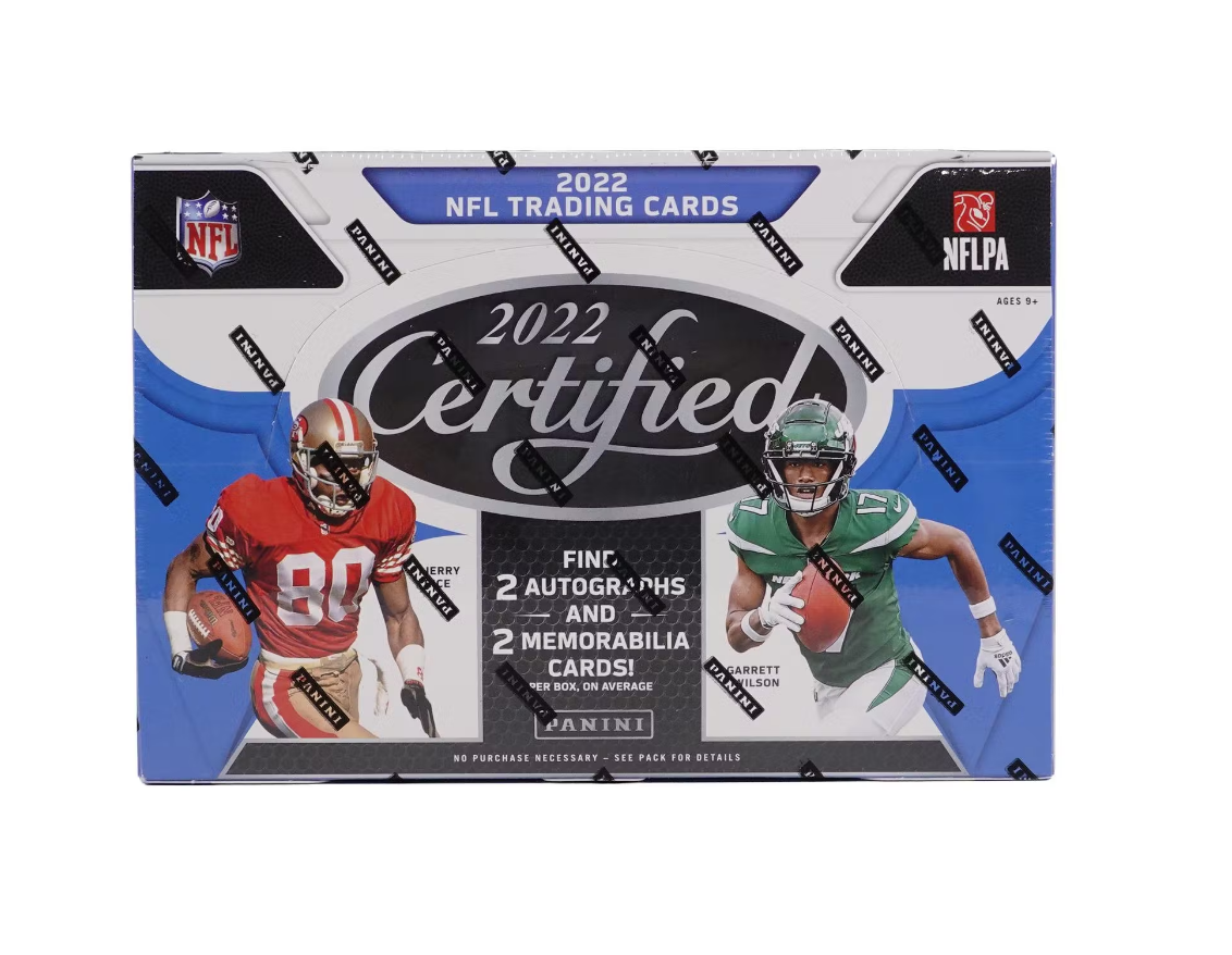 s680129065388134146_p3598_i2_w1132 2022 Panini Certified Football Hobby Box - Image 1