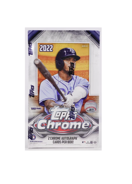 2022 Topps Chrome Baseball 12 Hobby Box Case
