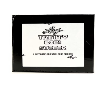 2021 Leaf Trinity Soccer 5 Hobby Box Case