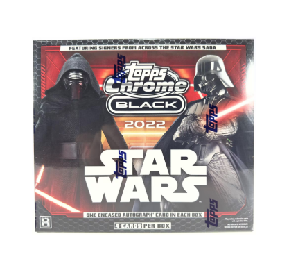 2022 Star Wars Topps Chrome Black Hobby Box