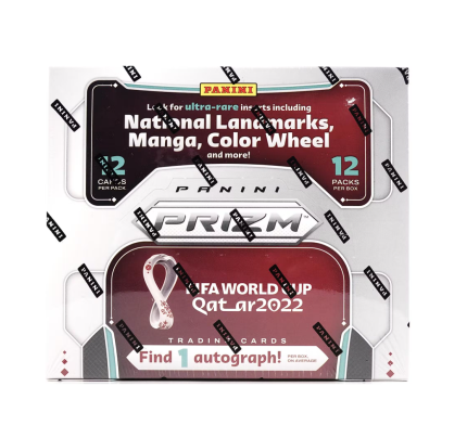 2022 Panini Prizm World Cup Soccer Hobby 12 Box Case