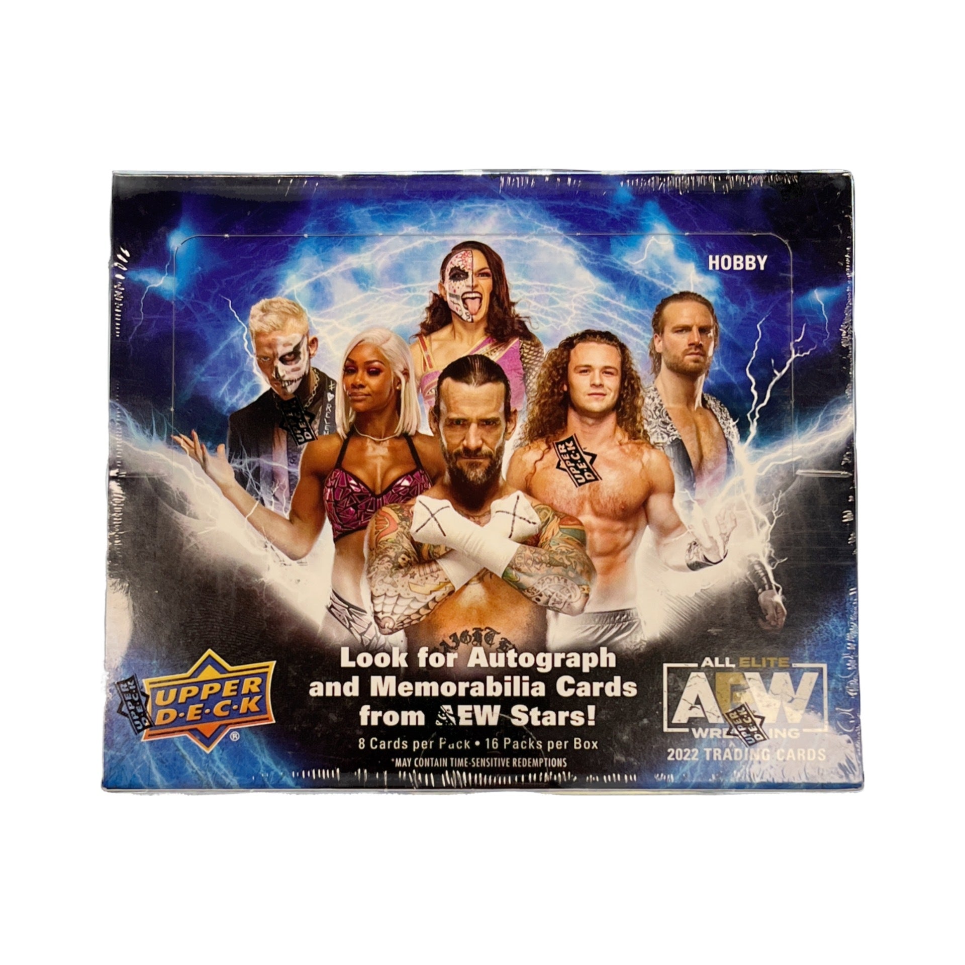s680129065388134146_p3678_i1_w1920 2022 Upper Deck All Elite Wrestling AEW Hobby Box - Image 1