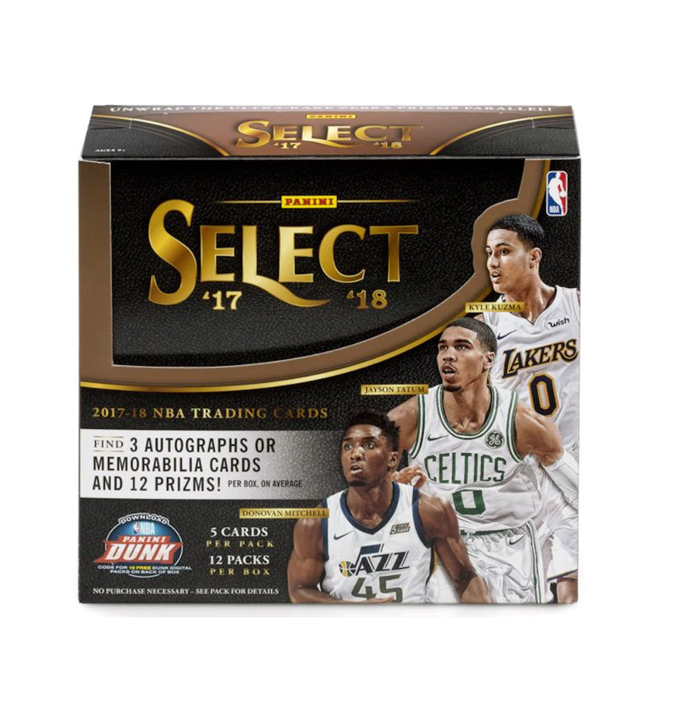 s680129065388134146_p3686_i2_w984 2017-18 Panini Select Basketball 1st Off the Line Hobby 12-Box Case - Image 1