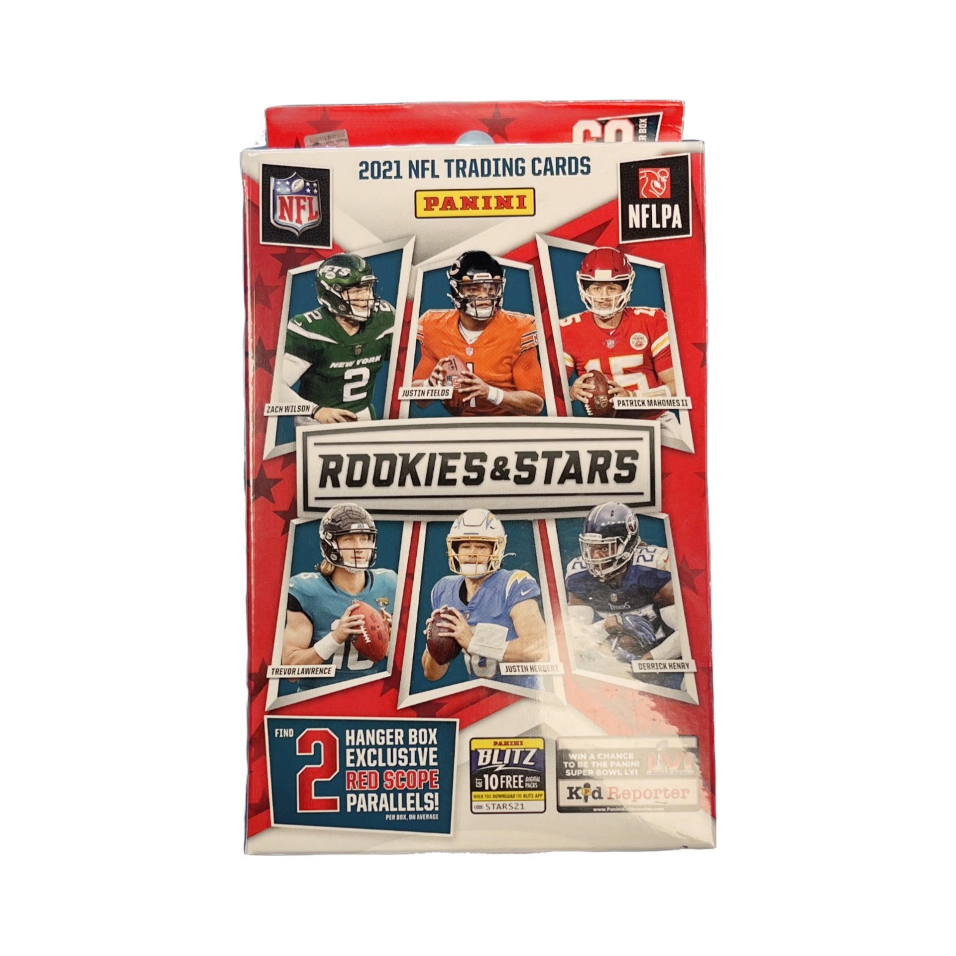 s680129065388134146_p3688_i1_w1920 2021 Panini Rookies and Stars Football Hanger Box - Image 1
