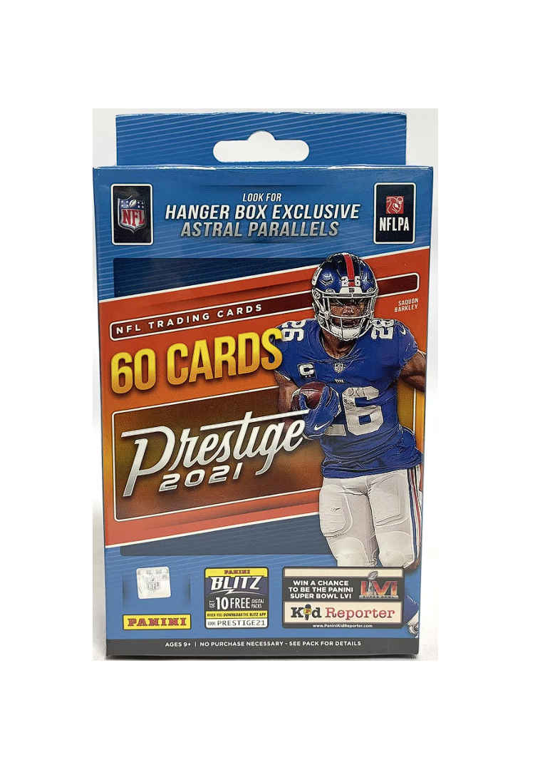 s680129065388134146_p3689_i2_w758 2021 Panini Prestige Football Hanger Box - Image 1
