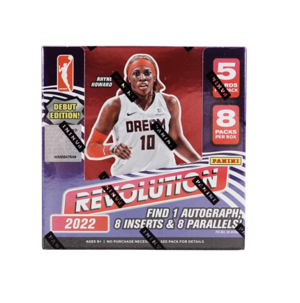 2022 Panini Revolution WNBA Debut Edition Hobby 8 Box Case