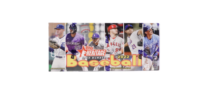 2022 Topps Heritage High Number Baseball Hobby 12 Box Case