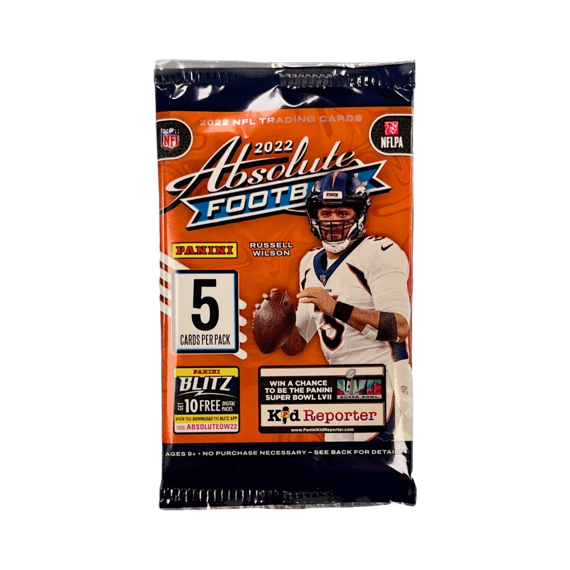 s680129065388134146_p3717_i1_w1920 2022 Panini Absolute Football Gravity Feed Pack - Image 1