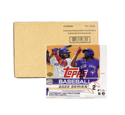 2022 Topps Series 2 Baseball Jumbo 6 Box Case