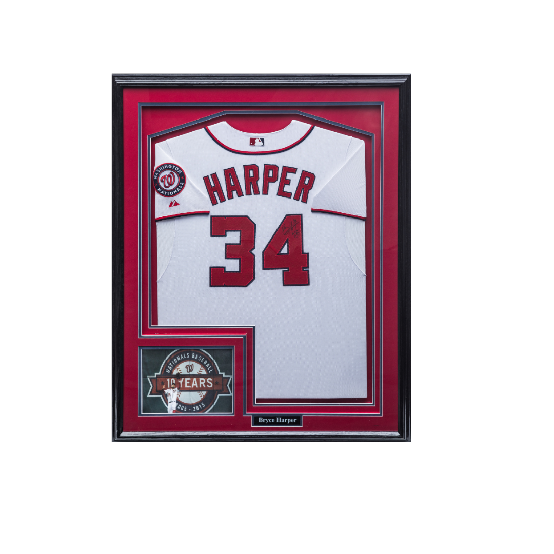 s680129065388134146_p3739_i3_w1080 Bryce Harper Framed Autographed Jersey COA Rollie Finger's Collection - Image 1