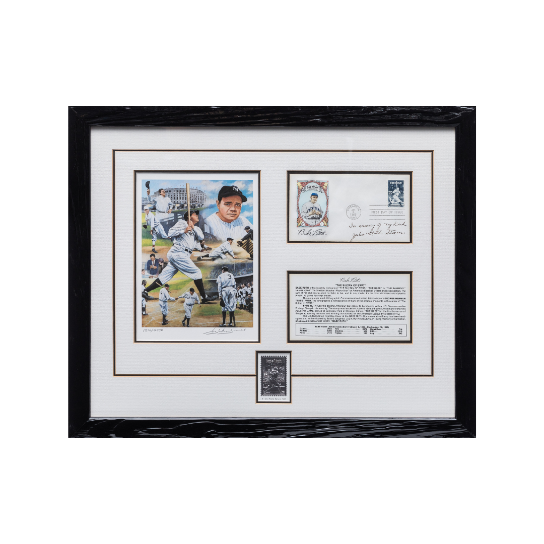 s680129065388134146_p3743_i2_w1080 Babe Ruth "Sultan of SWAT" Collage Signed by Julia Ruth Stevens /9900 - Image 1