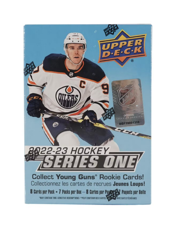 s680129065388134146_p3761_i2_w592 2022-23 Upper Deck Hockey Series 1 Blaster Box - Image 1