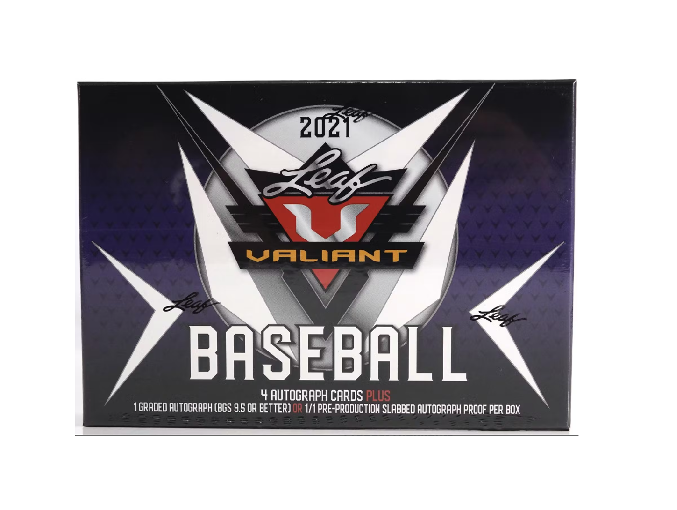 s680129065388134146_p3770_i2_w1326 2021 Leaf Valiant Baseball Hobby Box - Image 1