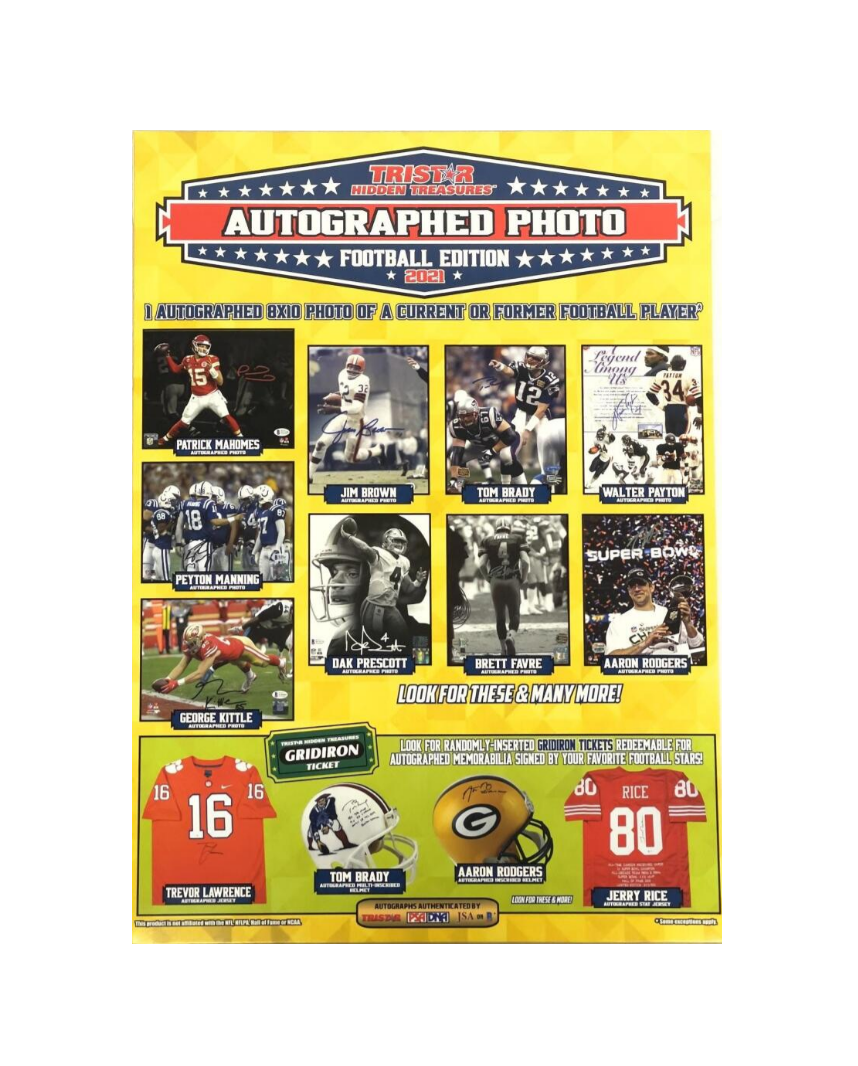 s680129065388134146_p3784_i2_w858 2021 TRISTAR Hidden Teasures Autographed Photo Football Edition - Image 1