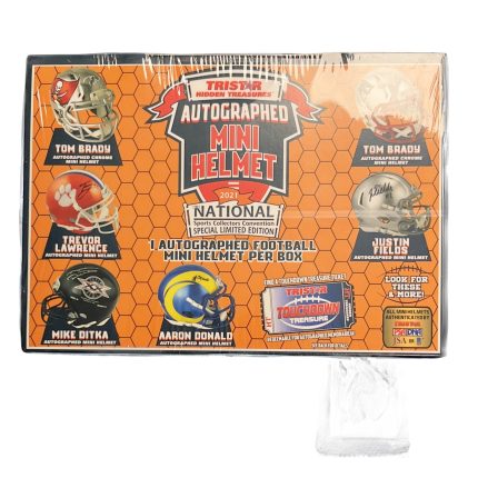 2021 TRISTAR Hidden Treasures Autographed Mini Helmet