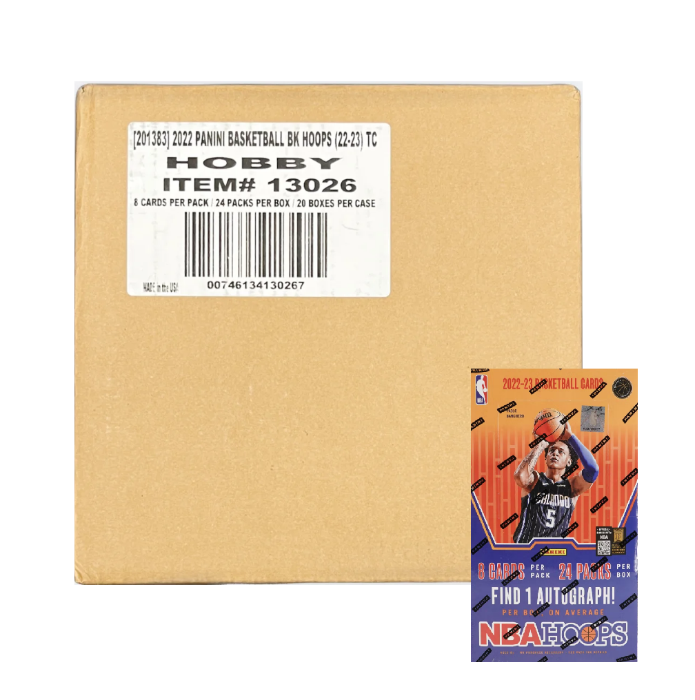 s680129065388134146_p3820_i3_w1008 2022/23 Panini NBA Hoops Basketball Hobby Box Case - Image 1