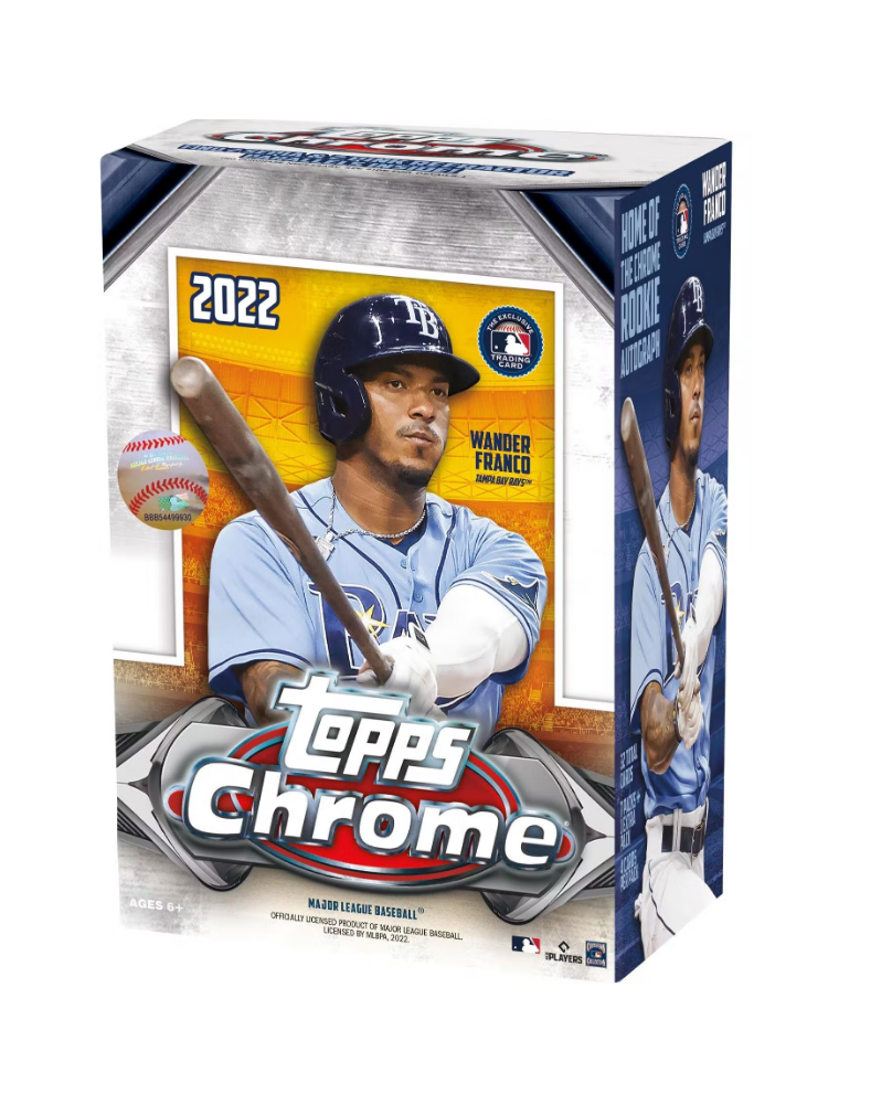 s680129065388134146_p3827_i2_w808 2022 Topps Chrome Baseball Blaster Box - Image 1