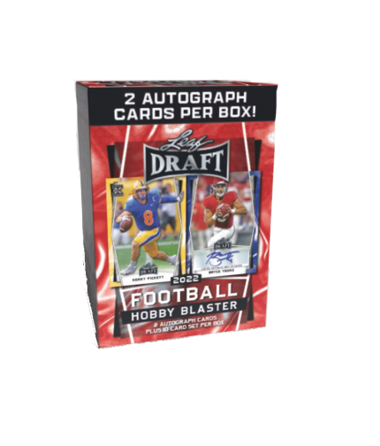 2022 Leaf Draft Football Hobby Blaster Box