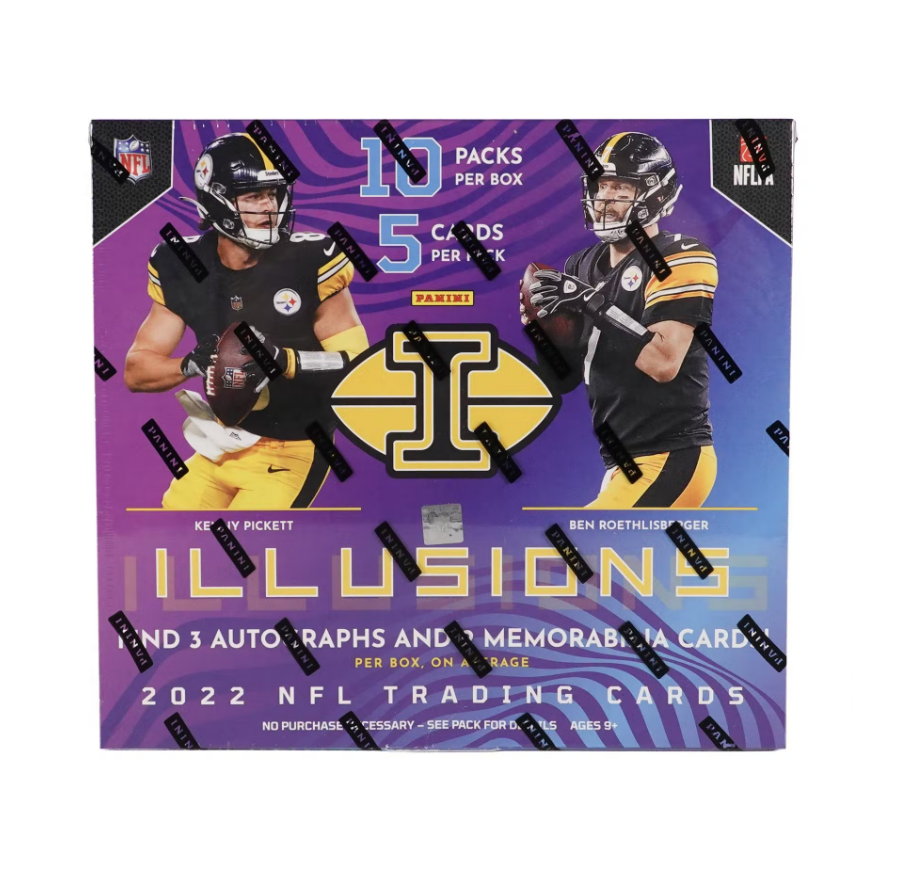 s680129065388134146_p3859_i2_w916 2022 Panini Illusions Football Hobby Box - Image 1