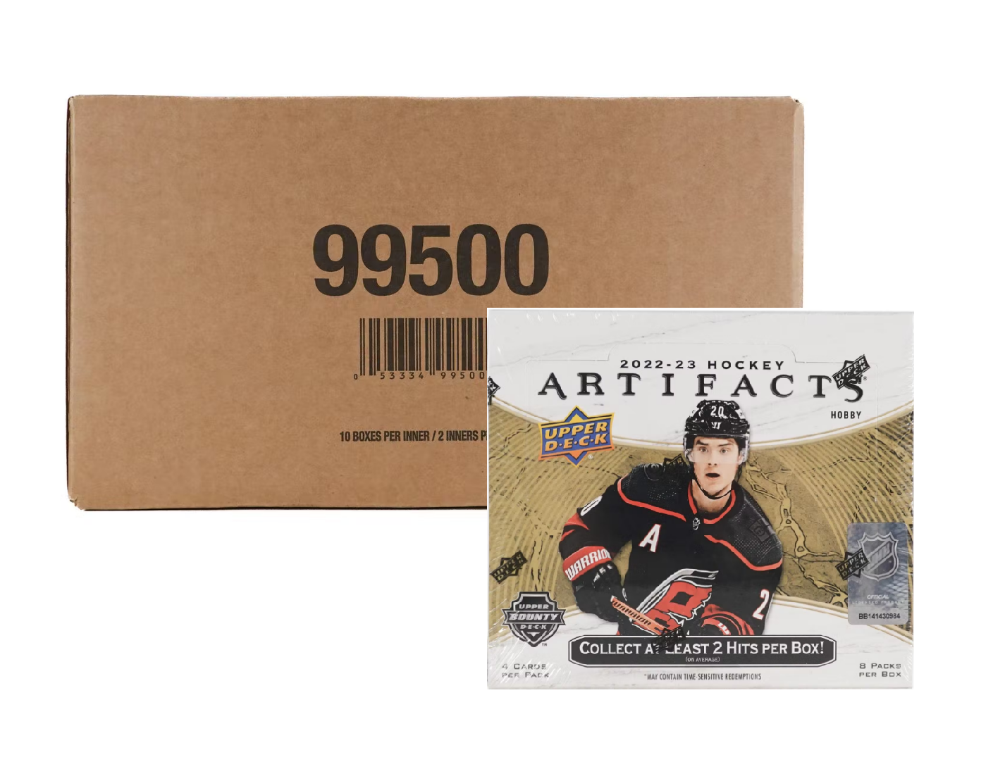 s680129065388134146_p3861_i2_w1426 2022-23 Upper Deck Artifacts Hockey Hobby 20-Box Case - Image 1
