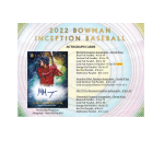 2022 Bowman Inception Baseball Hobby Box - Image 3
