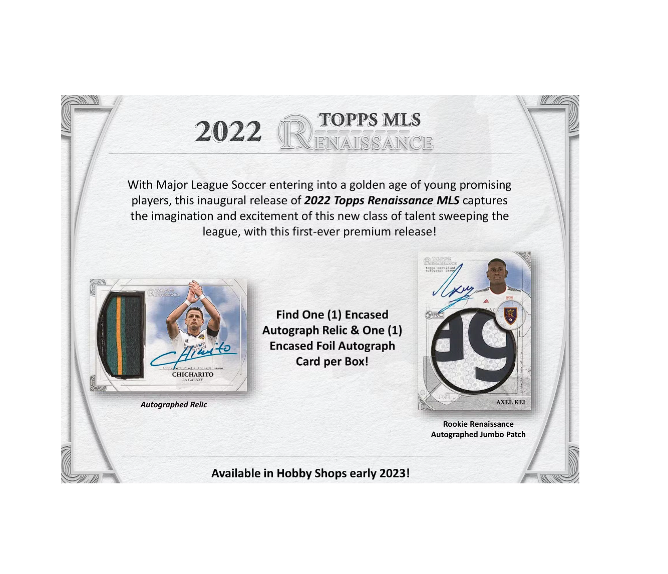 s680129065388134146_p3866_i4_w1334 2022 Topps MLS Major League Soccer Renaissance Hobby Box (Preorder) - Image 1