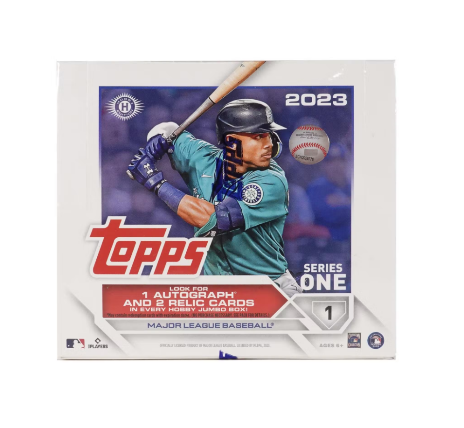 s680129065388134146_p3869_i25_w954 2023 Topps Series 1 Baseball Hobby Jumbo Box - Image 1