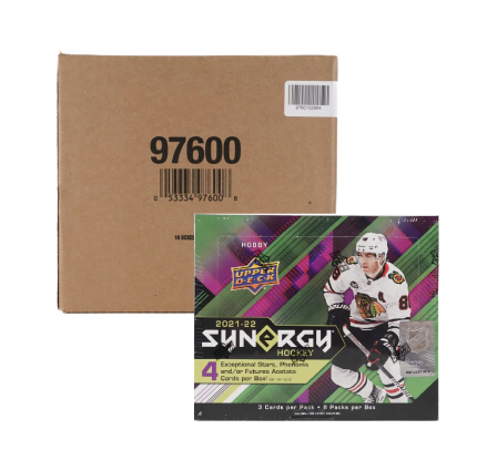 2021-22 Upper Deck Synergy Hockey 16-Box Hobby Case
