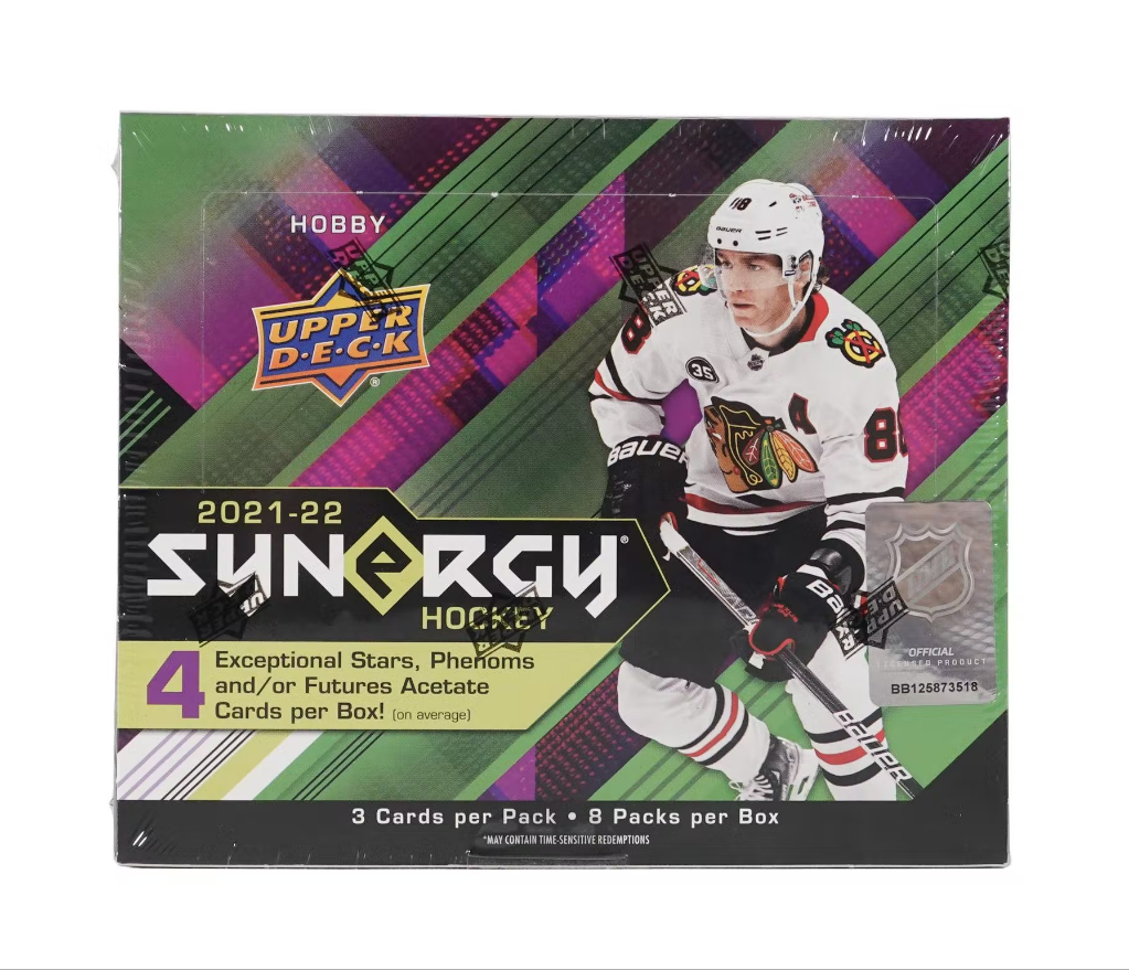 s680129065388134146_p3891_i2_w1023 2021-22 Upper Deck Synergy Hockey Hobby Box - Image 1