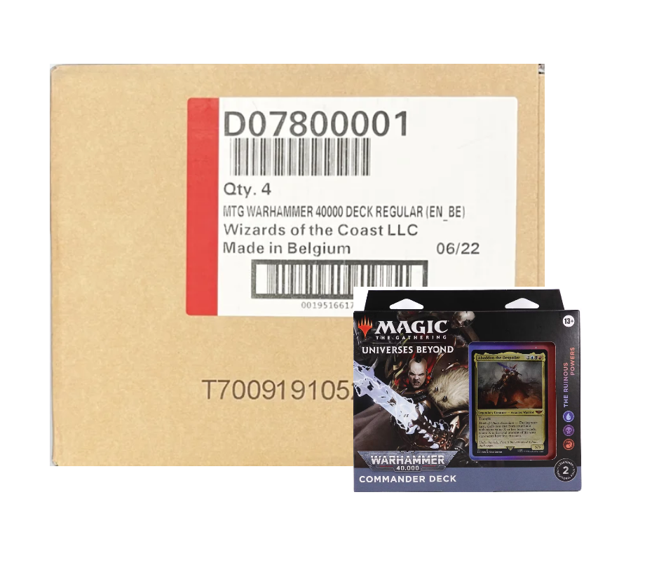 s680129065388134146_p3921_i2_w950 Magic The Gathering: Warhammer 40000 Commander Decks (4 Decks) - Image 1