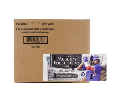 2022 Topps Museum Collection 12 Box Hobby Case