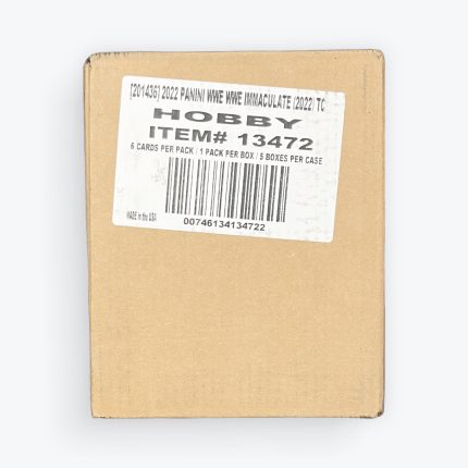 2022 Panini WWE Immaculate 5 Box Hobby Case