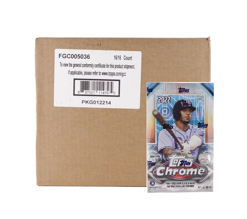 s680129065388134146_p3940_i2_w1018 2022 Topps Chrome Sonic Baseball Hobby Lite 16-Box Case - Image 1