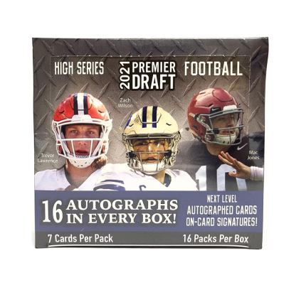 2021 Premier Draft High Series Football Hobby Box
