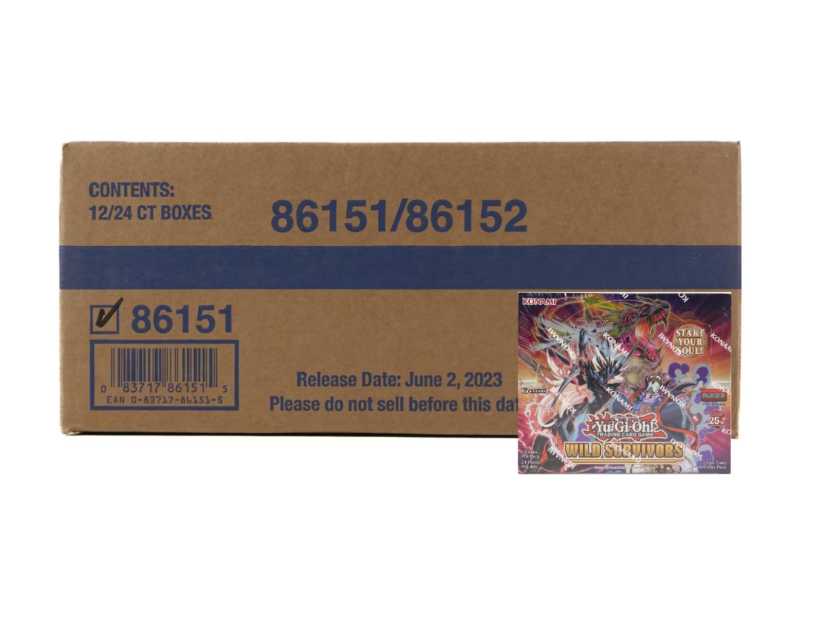 s680129065388134146_p3956_i4_w1588 Yu-Gi-Oh! Wild Survivors! Booster 12 Box Case - Image 1