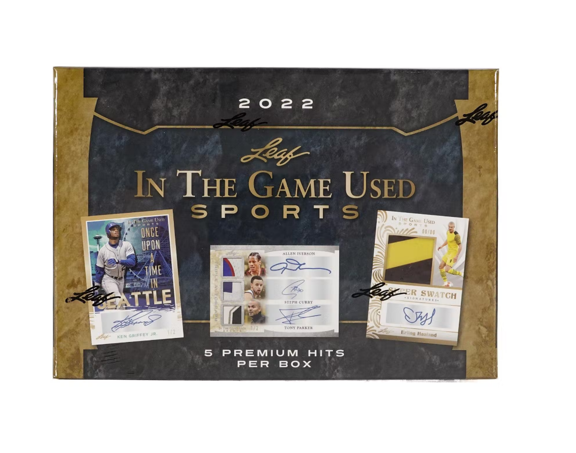 s680129065388134146_p3961_i2_w1136 2022 Leaf In The Game Used Sports Hobby Box - Image 1